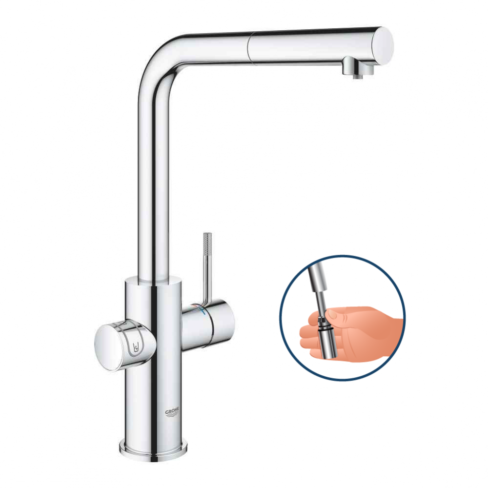 GROHE Blue Home OHM sink L-spout udtræk