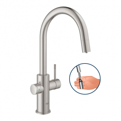 GROHE Blue Home OHM sink C-spout udtræk