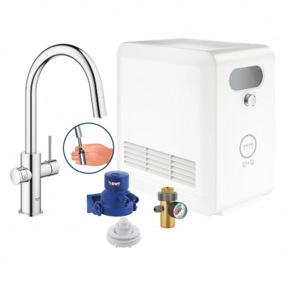 GROHE BLUE PROFESSIONAL C-TUD KIT med udtræk
