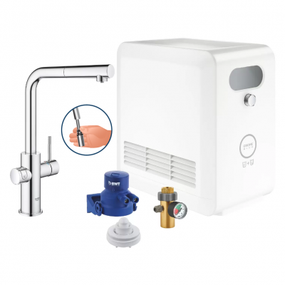 GROHE Blue Professional L-tud kit med udtræk