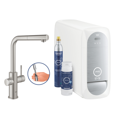 GROHE Blue Home L-tud med udtræk - starter kit