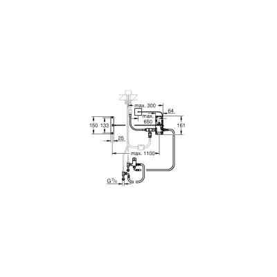 Grohe FootControl Ombyggnadssats Grohe Blue reservedele