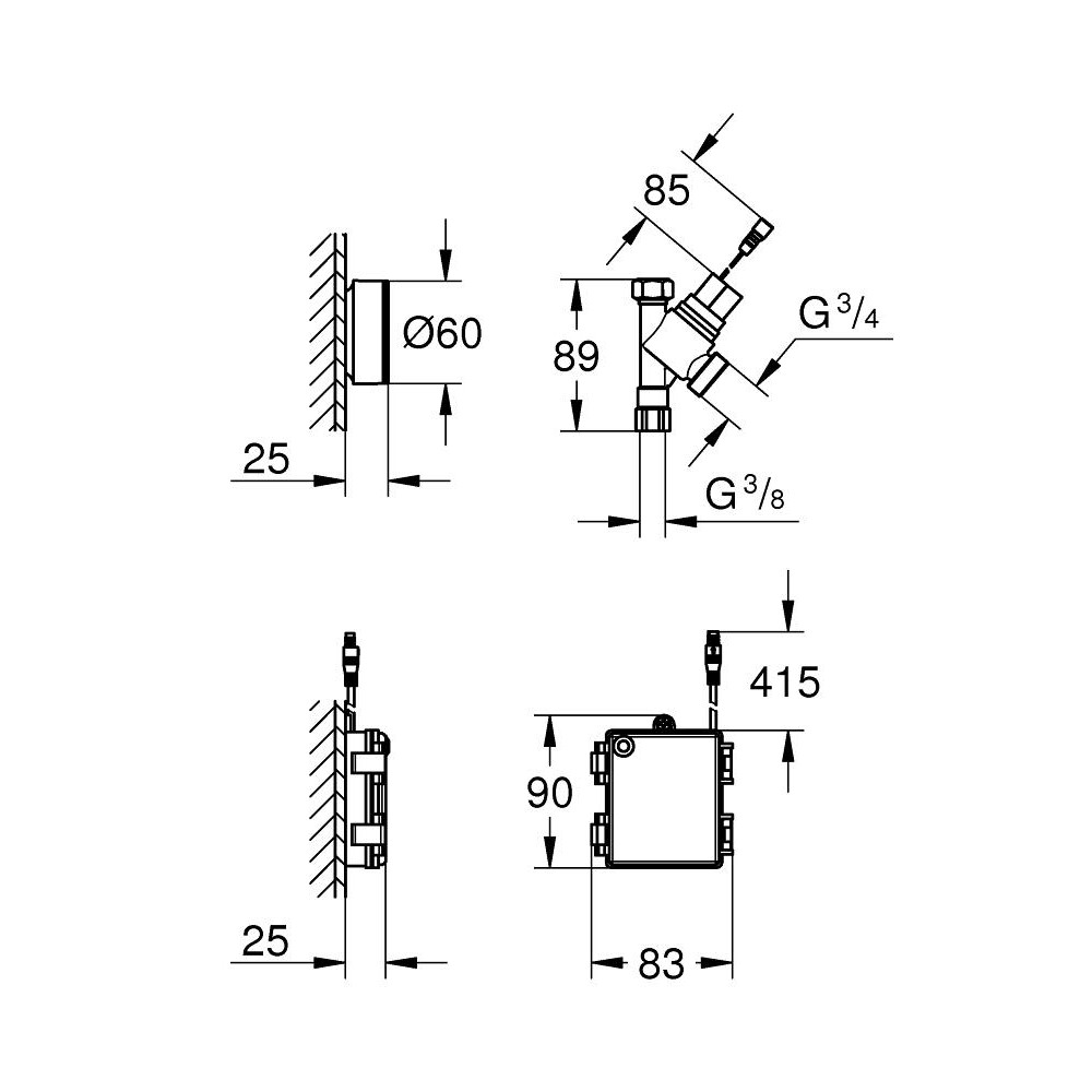 GROHE Switch Batteridriven diskmaskinsavstängning Watertrade