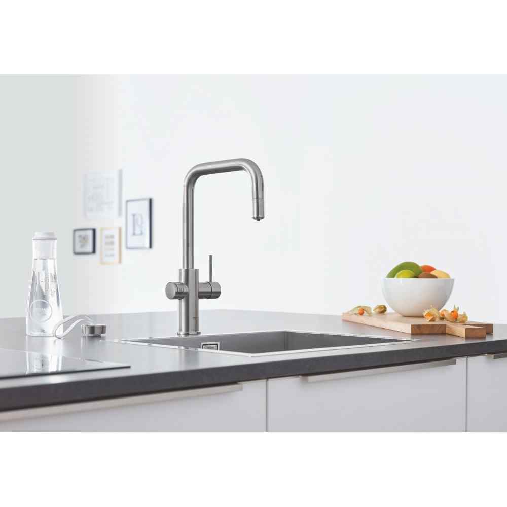 GROHE Blue Home - U-pip - Utdragbar - Supersteel Watertrade