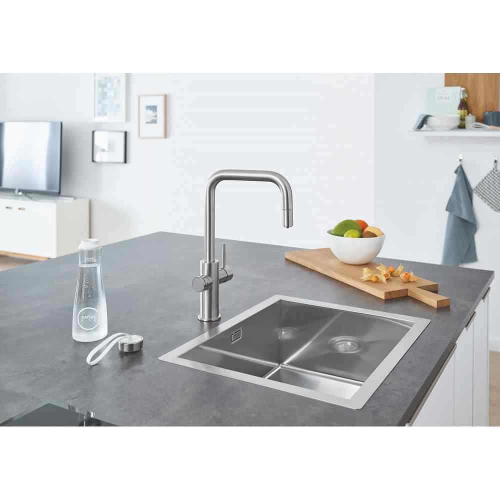 GROHE Blue Home - U-pip - Utdragbar - Supersteel Watertrade