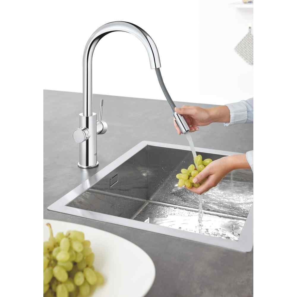 GROHE Blue Home - C-pip - Utdragbar - Krom Watertrade