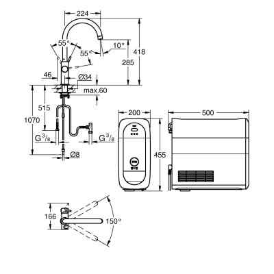 GROHE Blue Home - C-pip - Borstad Warm Sunset GROHE Blue Home