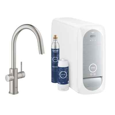 GROHE BLUE HOME C-TUD med udtræk - starter kit
