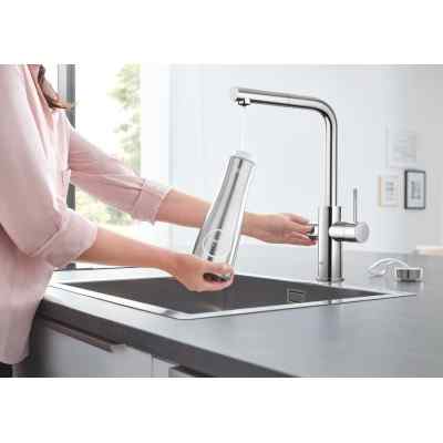 GROHE Blue Home - L-pip - Utdragsbar - Krom Grohe Blue Home