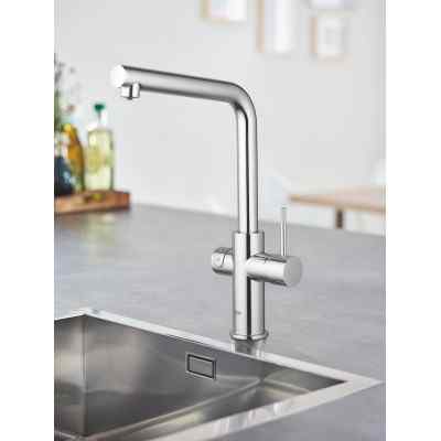 GROHE Blue Home - L-pip - Krom GROHE Blue Home