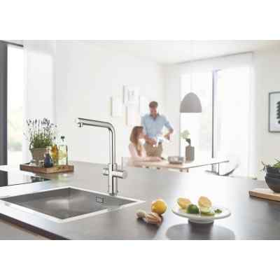 GROHE Blue Home - L-pip - Krom GROHE Blue Home