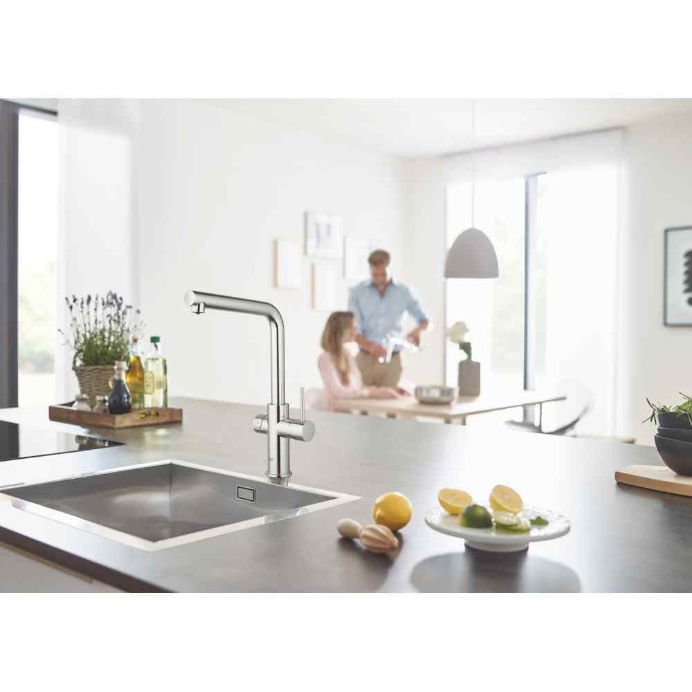 GROHE Blue Home - L-pip - Krom GROHE Blue Home