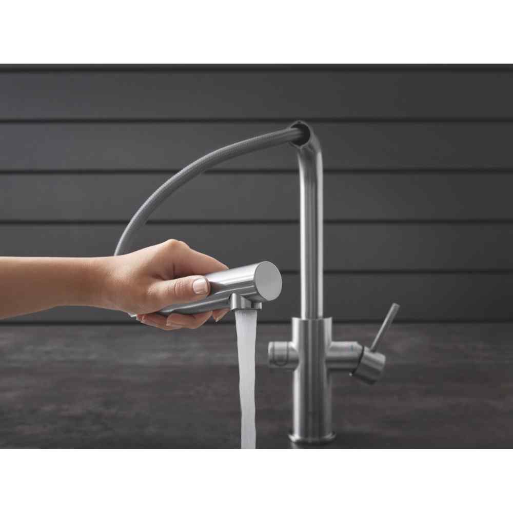 GROHE Blue Home - L-pip - Utdragbar - Supersteel GROHE Blue Home