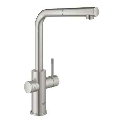 GROHE Blue Home - L-pip - Utdragbar - Supersteel GROHE Blue Home