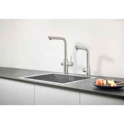 GROHE Blue Professional - L-pip - Utdragbar - Supersteel GROHE Blue Pro