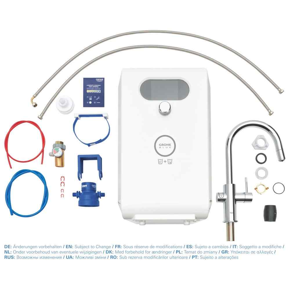 GROHE Blue professional - C-pip - Utdragbar - Krom Grohe Blue Pro