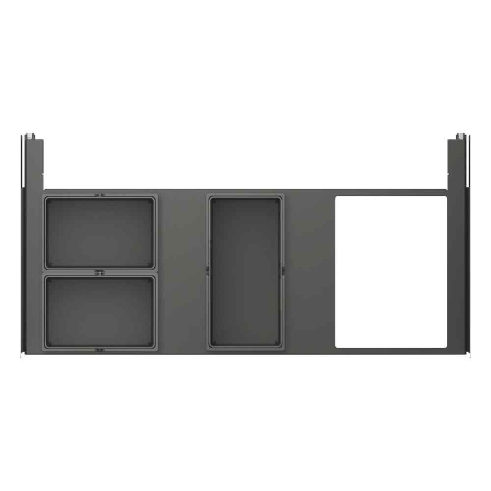 Avfallssorteringssystem 90cm, 2x8+11L Wastesystems
